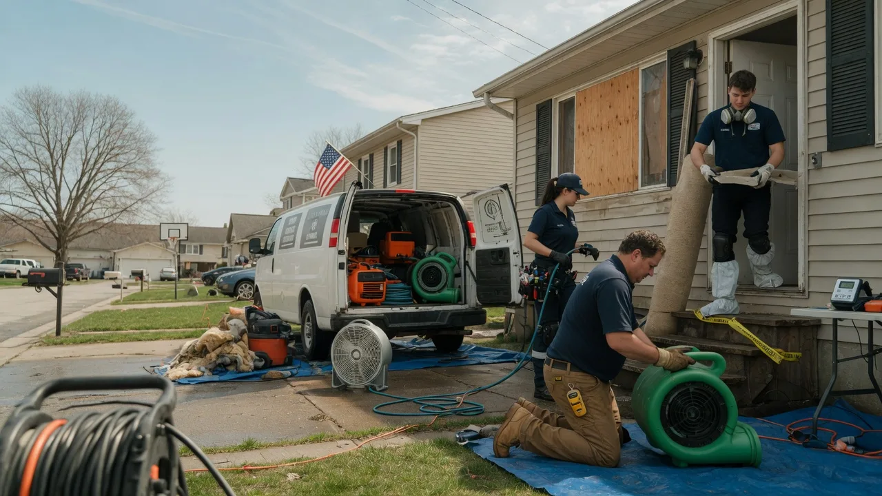 Water Damage Restoration in West Bend, WI near me